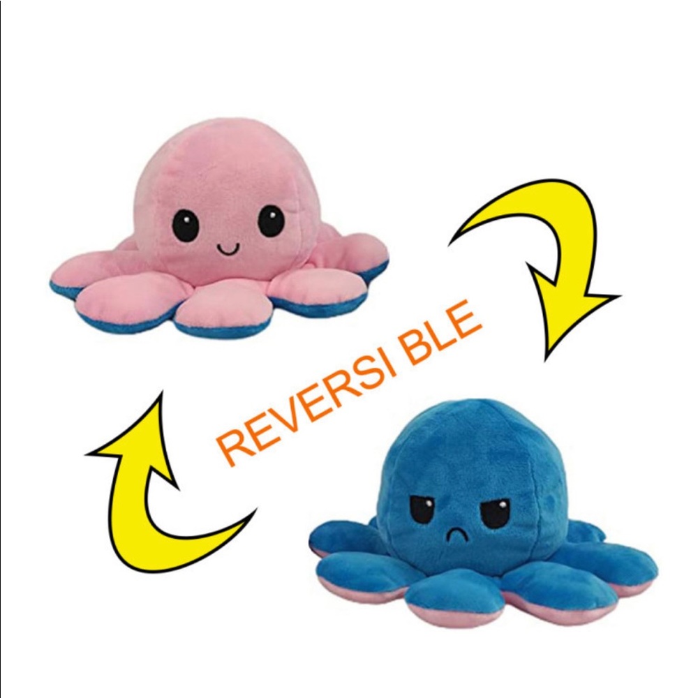 Reversible Toy Octopus Plush Toys